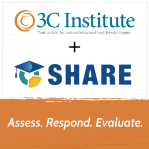 3C Institute + SHARE logo, with "Assess. Respond. Evaluate."